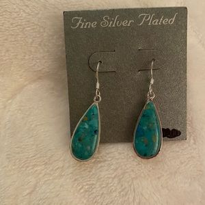 Pretty faux turquoise earrings